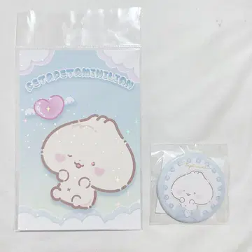 산리오 캐릭터 대상 엽서 세트 캔뱃지 페타페타미리안 파오
