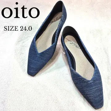 미사용품 oito washi flat 플랫슈즈 SIZE 24.0