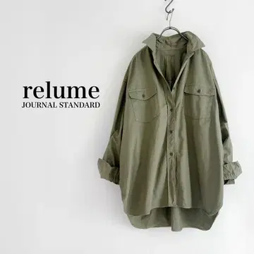 JOURNAL STANDARD relume 오버 사이즈 밀리터리 셔츠