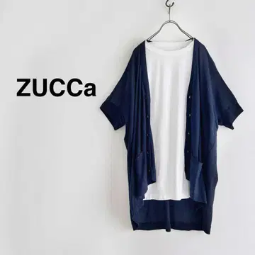ZUCCa 돌먼 가디건 네이비