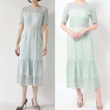 LAGUNAMOON LADY 레이스 절개 머메이드 원피스
