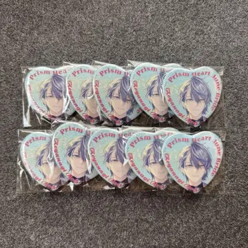 니지산지 준 브라 하트형 캔뱃지 코야나기 R 10 2