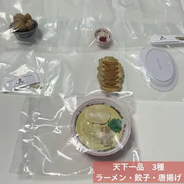 천하일품 가챠가챠 3종 세트 진한 라면 볶음밥 진한 가라아게