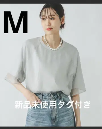 쉬폰 도킹 7부 소매/325954