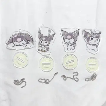 무니구루미 파티오 쿠로미 아크릴 스탠드 키링 봄 꽃 전종 컴프