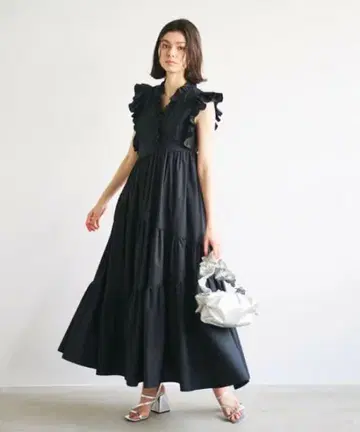 코코딜 프릴 아지메 디자인 원피스