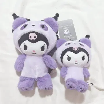 산리오 우에노 한정판 마스코트 홀더 봉제 인형 쿠로미 팬더 기구미