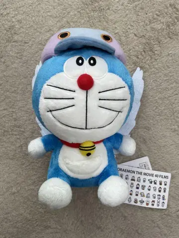 도라에몽 영화 봉제 인형 40주년 새상품 후지오 후지코 후지코 기념