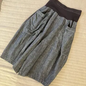 crescent duo 스카초 린넨 60% 면 40% 네이비
