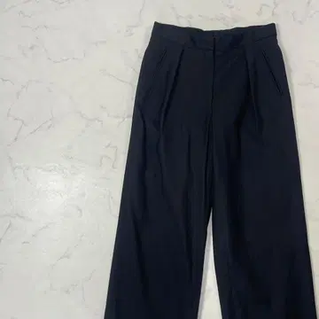 Dries Van Noten 원톤 지퍼 플라이 캐주얼 팬츠