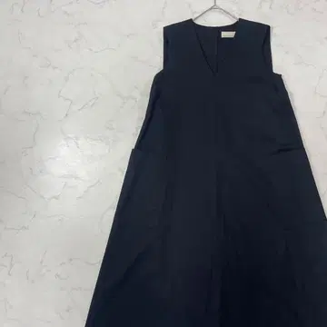 새상품급 GALLARDAGALANTE NAVY 원톤 롱 원피스 M