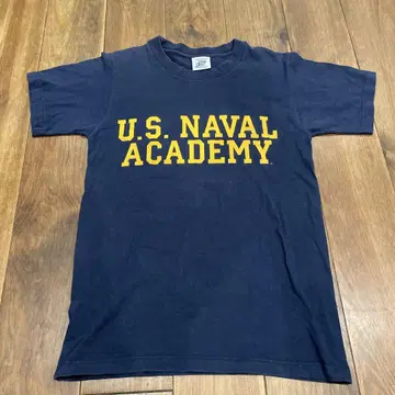 U.S. NAVAL ACADEMY 티셔츠 네이비 USA제