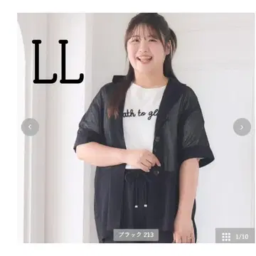 시마무라 komachi 씨 메쉬 자켓 블랙 LL