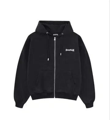 Supplier 지퍼 후드티 블랙 M 사이즈