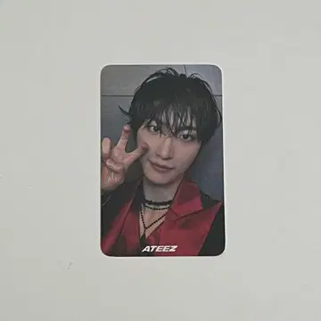 ATEEZ 송화 서울 네이비 ATINY ZONE 양면 트레이딩 카드
