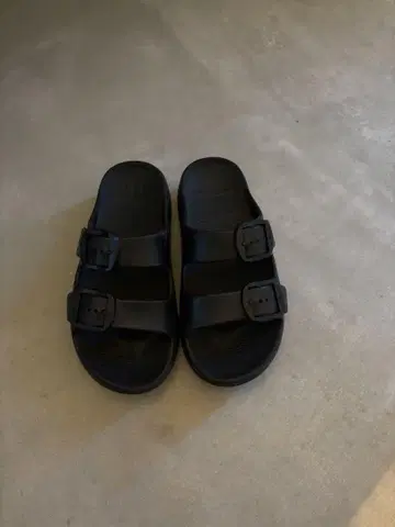 테릭 리커버리 샌들 W-BUCKLE2 블랙 26.5~27.0cm
