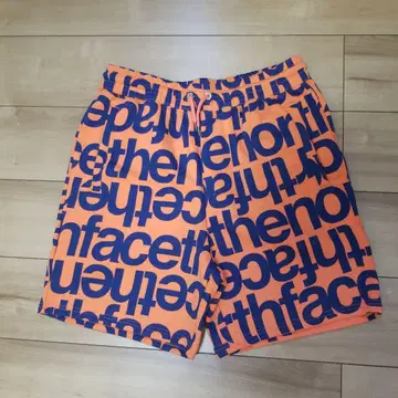 The North Face 오렌지 네이비 M 숏 팬츠 4500