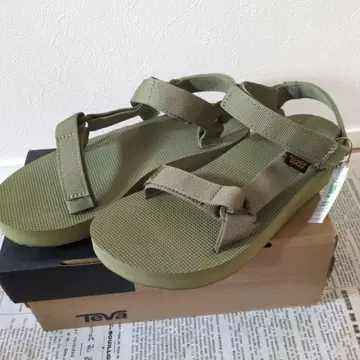 Teva 스포츠 샌들 올리브 25.0cm