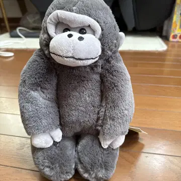 우호호 고릴라 고리 군 정좌 봉제 인형