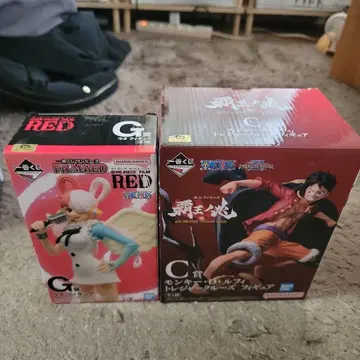 원피스 제일복권 G상 우타와 C상 루피 피규어 세트