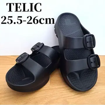 TELIC 테릭 샌들 블랙 25.5-26cm 더블 버클