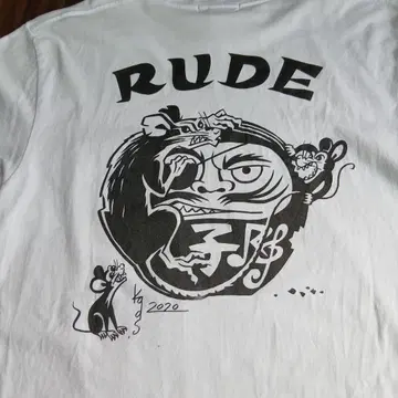 RUDE 그래픽 티셔츠 2020년