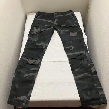 아비렉스 아티그 카고 팬츠 슬림 핏 밀리터리 팬츠 L