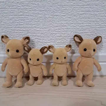 실바니안 패밀리 사슴 가족 인형 4종 세트
