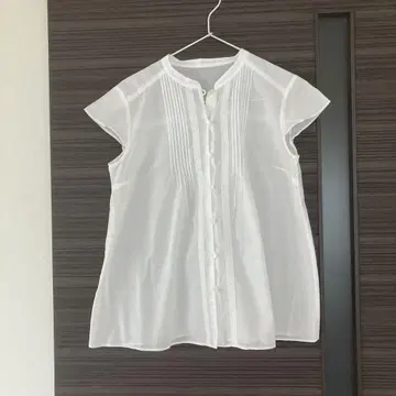 매킨토시 철학 반팔 블라우스 화이트 38