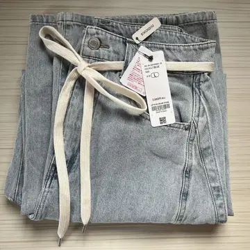 coca 끈 포함 데님 팬츠