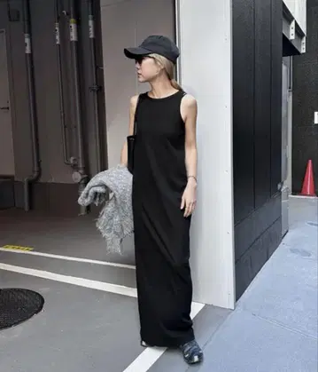 새상품 feepur 아메슬리 리브 롱 원피스