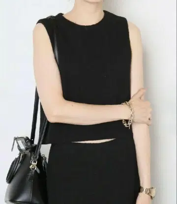 Deuxieme Classe 26,400엔 Tweed Cropped BL
