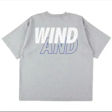 WIND AND SEA 챔피온 S/S 티셔츠 그레이
