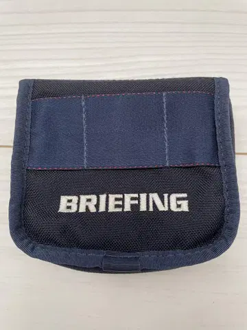 새상품급 BRIEFING 말렛 퍼터용 골프헤드커버 네이비 카라비너 포함