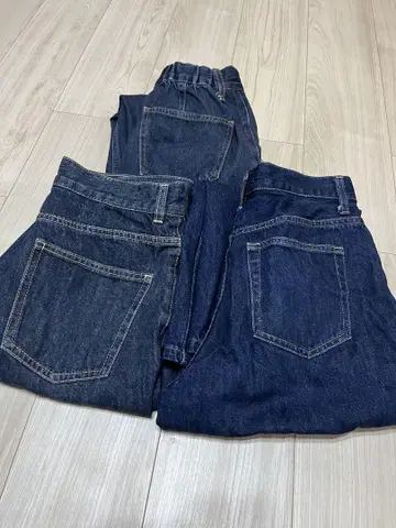 다크 네이비 데님 3개 세트 신장 150cm