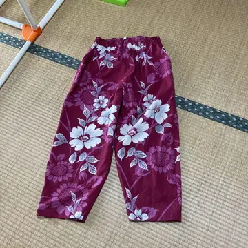 기모노 리메이크 유카타에서 팬츠로