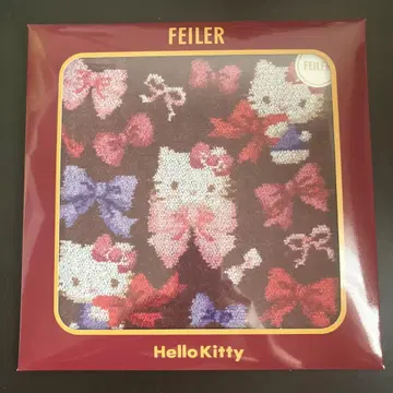 새상품 FEILER 페이러 산리오 콜라보 헬로키티 케이스 포함