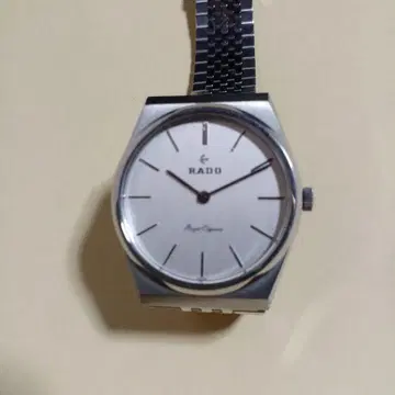 빈티지 RADO 자동 감기 손목 시계 실버