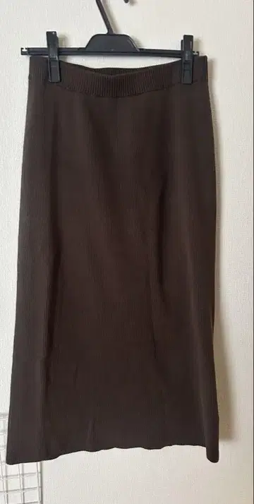 IENA 드라이 코튼 리브 스커트