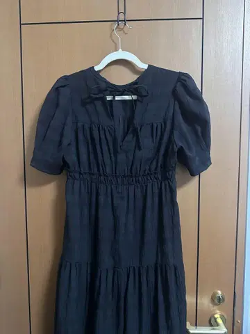 MOUSSY 블랙 원피스 반팔