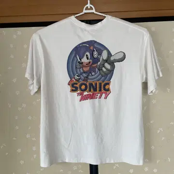 sonic the hedgehog 9090 티셔츠 화이트