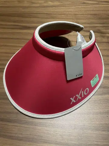 XXIO 선바이저 UV 차단 새상품 핑크 여성용 골프 러닝