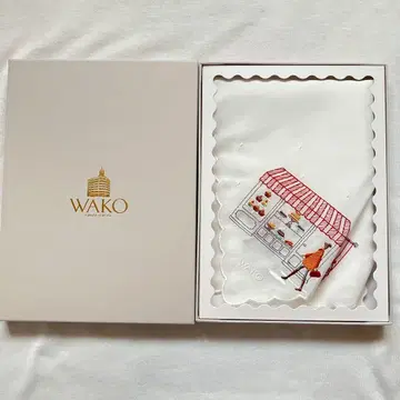 와코 손수건 자수 손수건