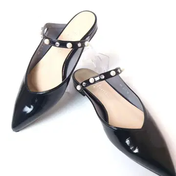 Artemis DIANA 샌들 뮬 23.5cm 펄 비쥬