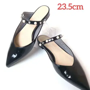 Artemis DIANA 샌들 뮬 23.5cm 펄 비쥬