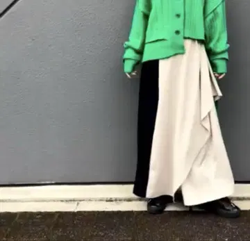 바이컬러 팬츠