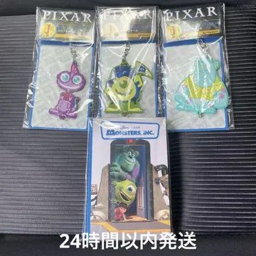 PIXAR 해피 복권 몬스터즈 잉크 러버 참 3개 세트 덤 포함