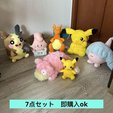 새상품 포켓몬 봉제 인형 묶음 판매 7종 세트