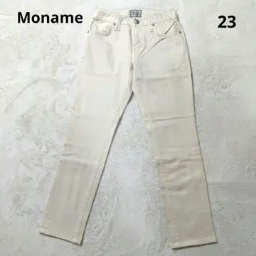 Moname 화이트 스키니 팬츠