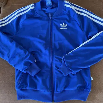 주말 SALE adidas 파랑 집업 저지